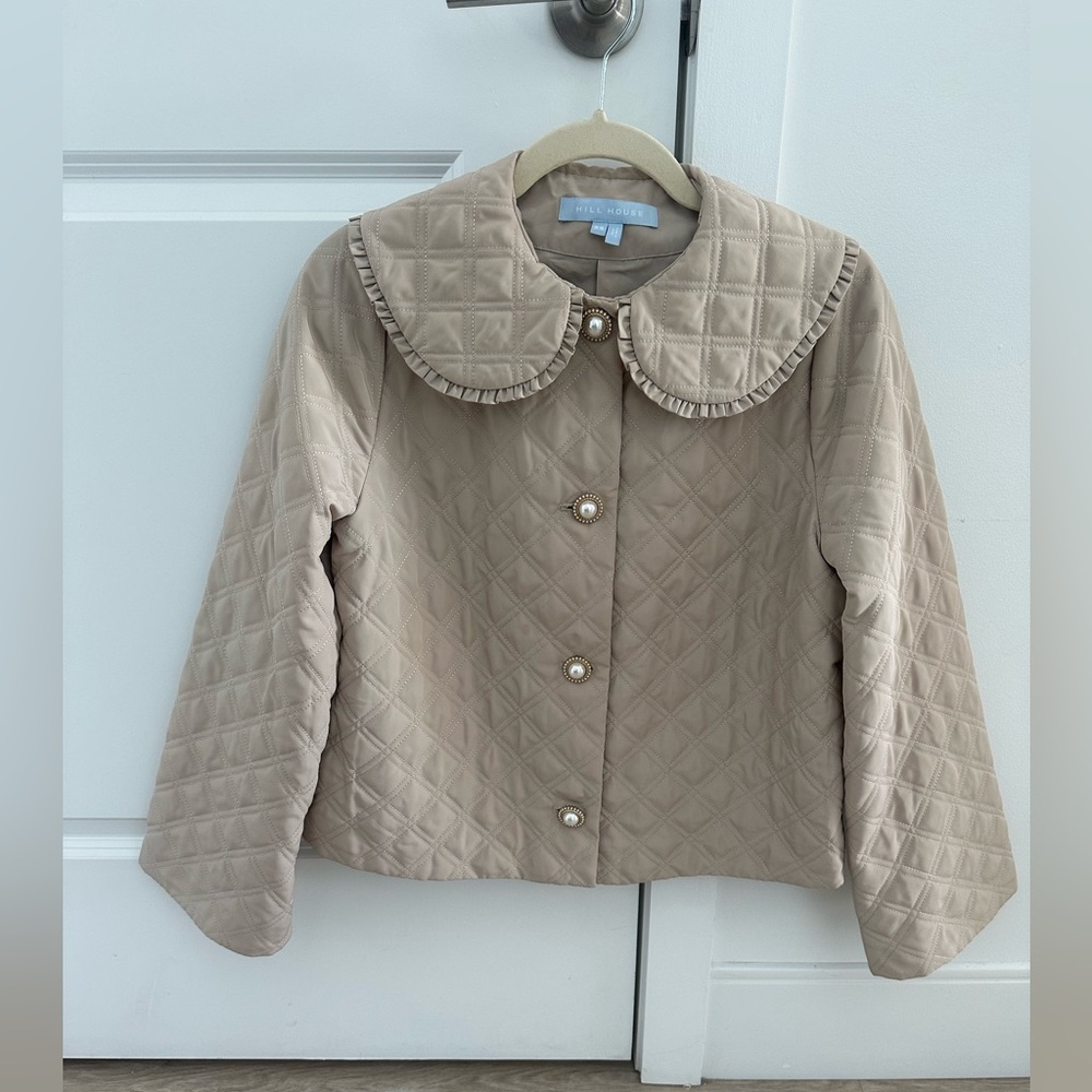 Hill house tan cropped Blake jacket XS
